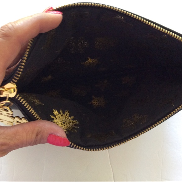 BATH AND BODY WORKS TWINKLE ALL THE WAY SPARKLE MAKEUP COSMETIC BAG NWOT - Picture 6 of 8